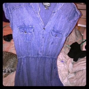 Soft denim like dress